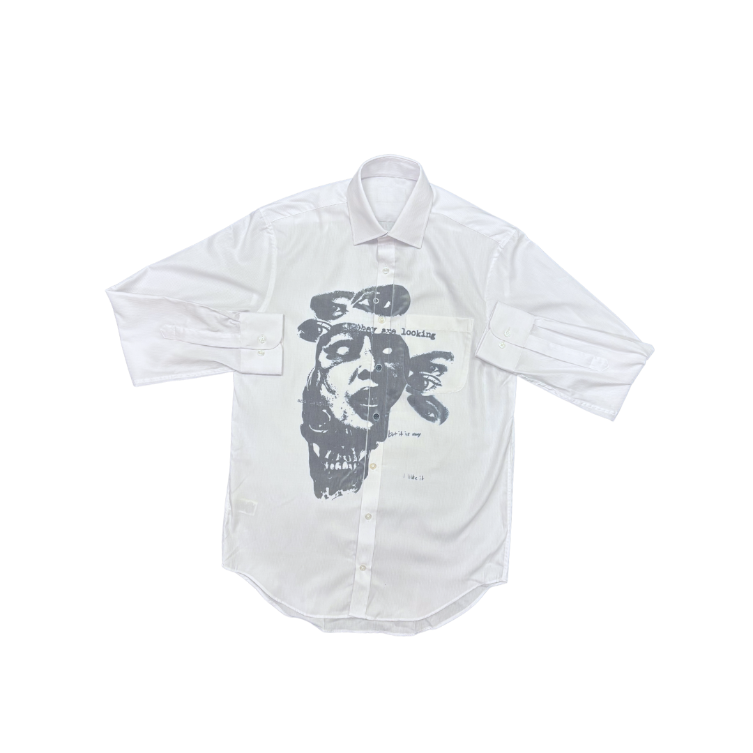 Looking & Laughing Shirt White