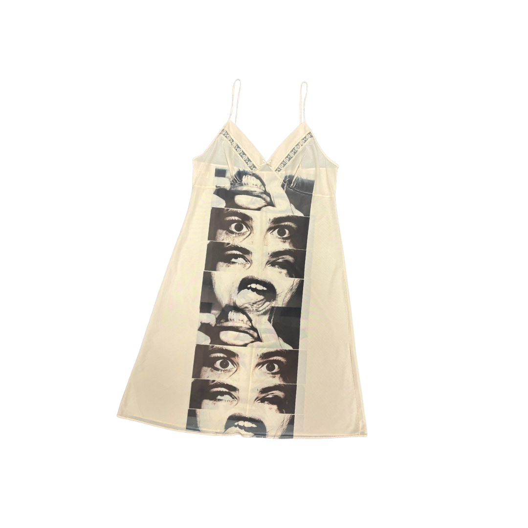 Beige Screamer Dress